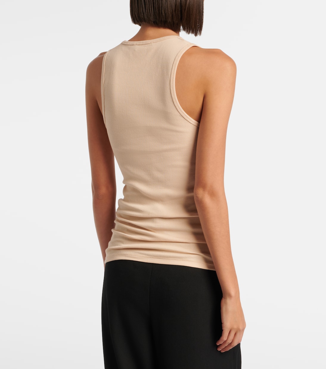Ribbed-knit cotton tank top | Wardrobe.NYC