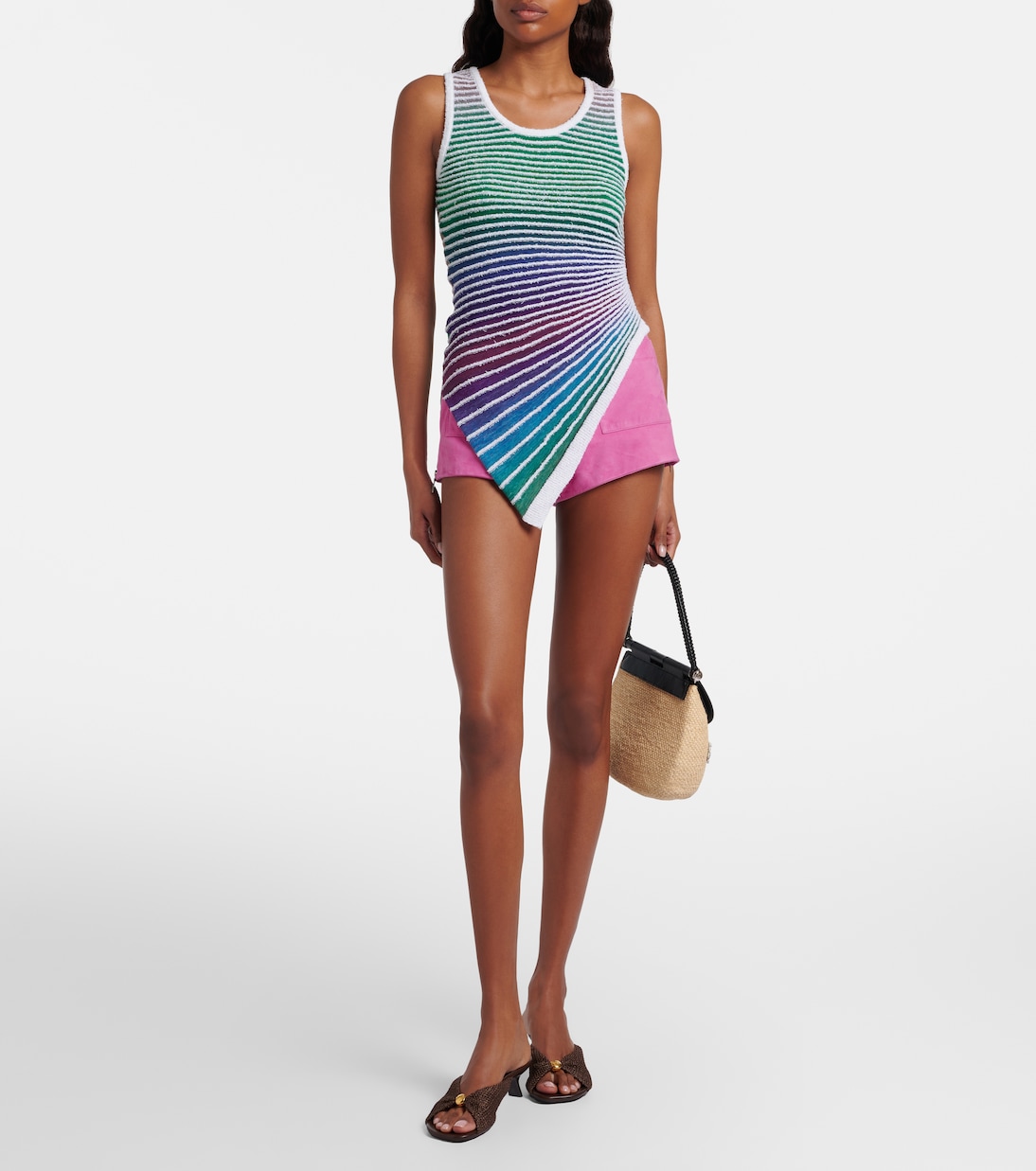 Paula's Ibiza cotton-blend tank top | Loewe