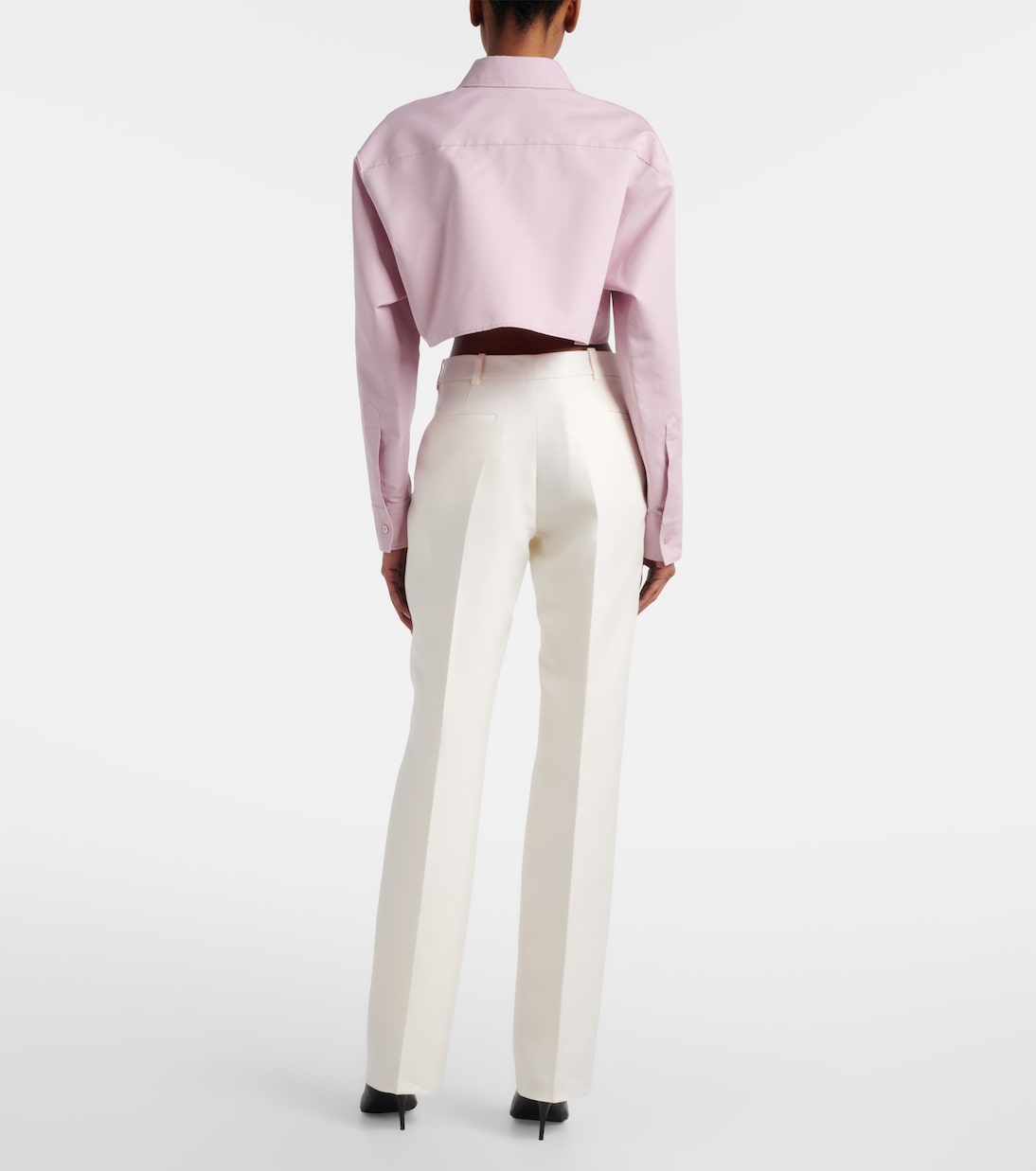 Wool and silk slim pants | Balenciaga