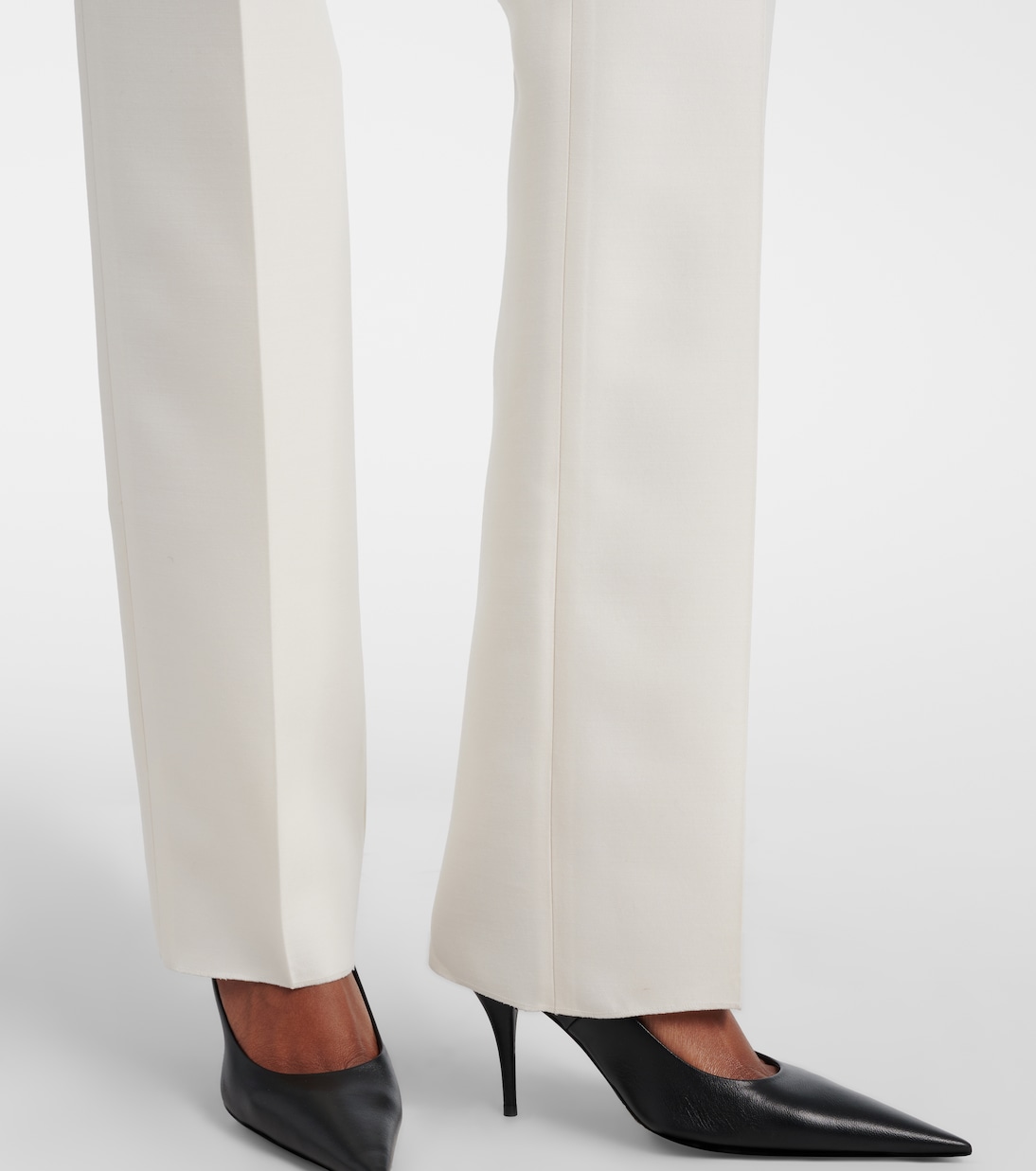 Wool and silk slim pants | Balenciaga