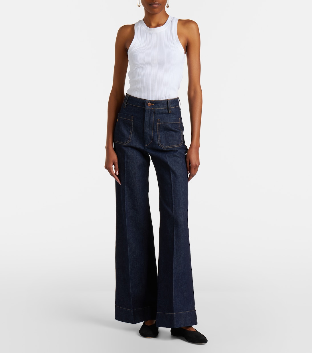 Alina阔腿牛仔裤 | Victoria Beckham