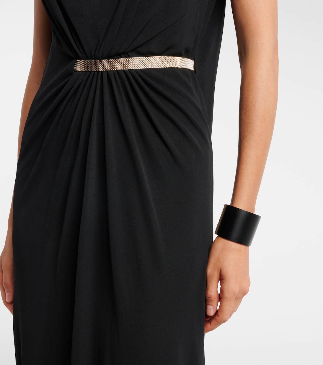 Draped gathered crêpe jersey gown | Tom Ford