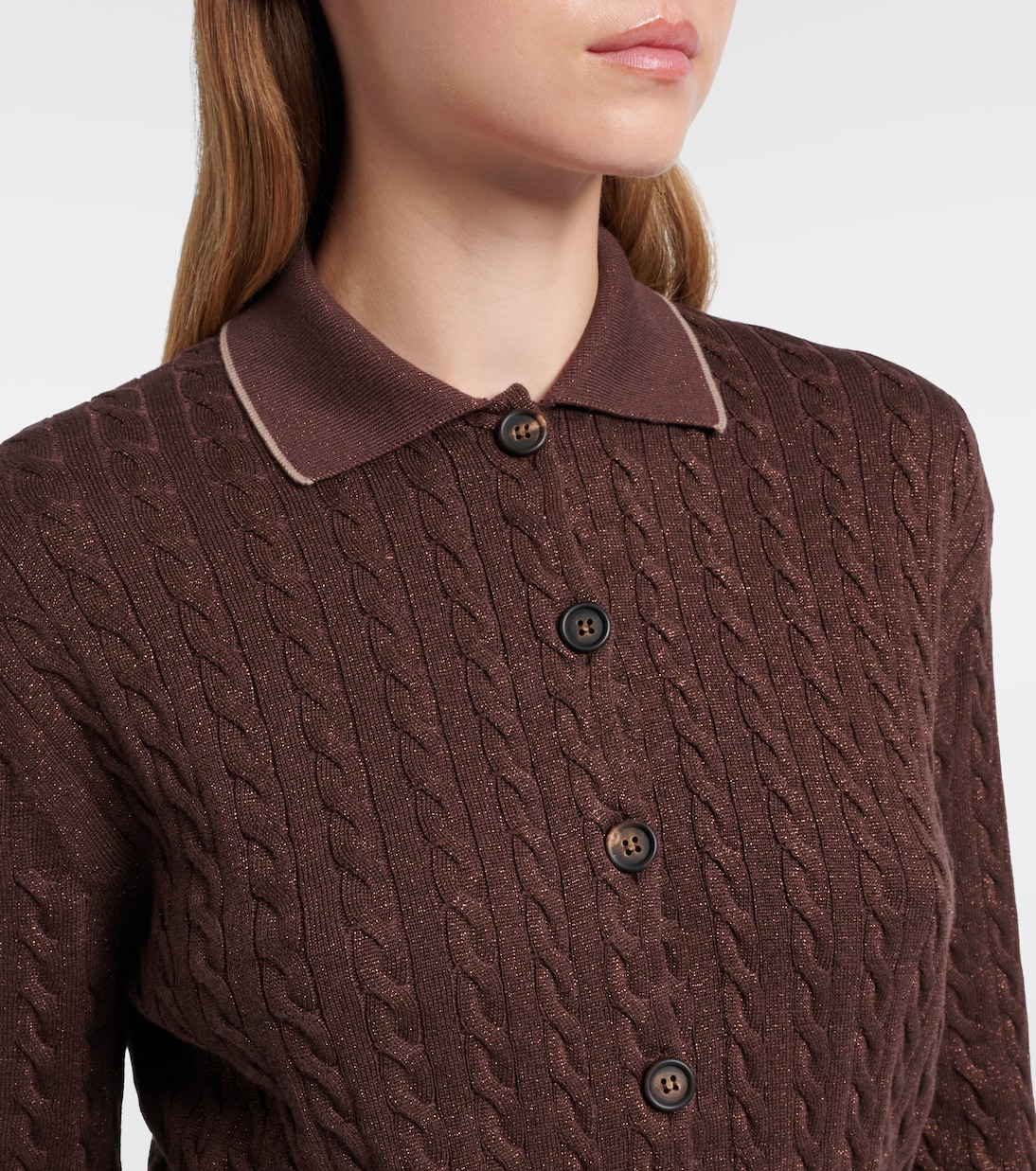 Cardigan in misto cotone | Brunello Cucinelli