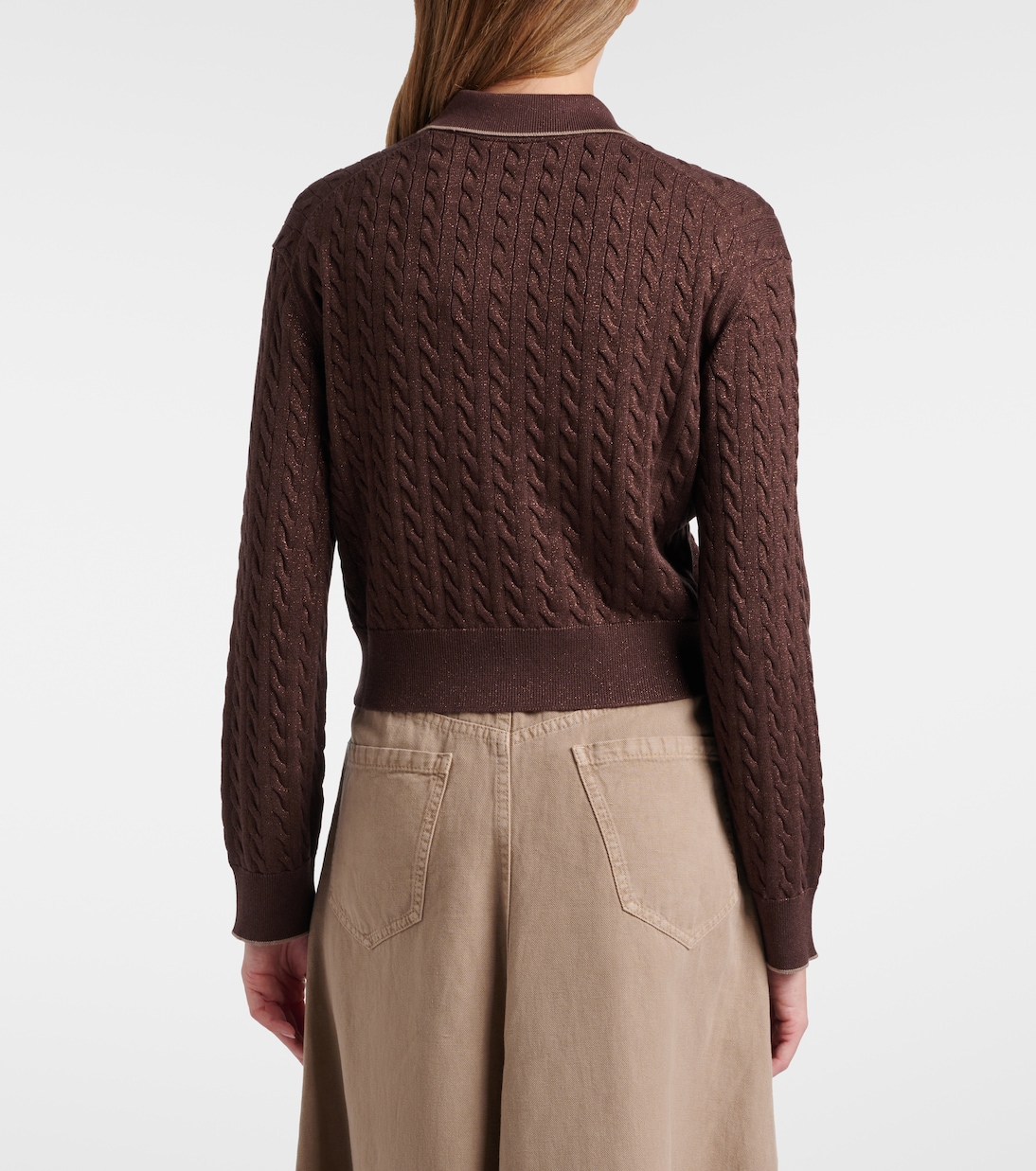 Cardigan in misto cotone | Brunello Cucinelli