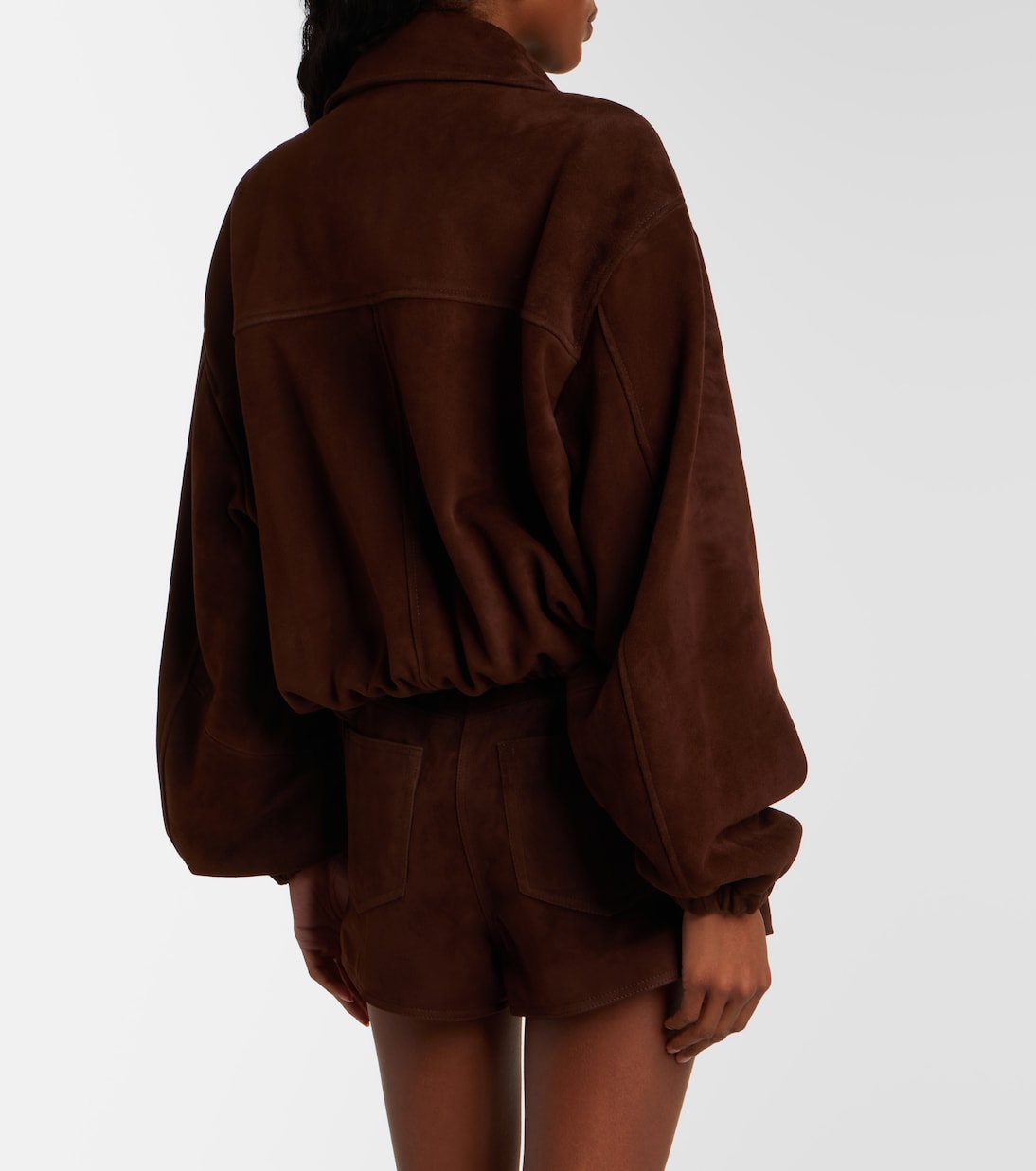 Blouson Pia aus Veloursleder | Nour Hammour