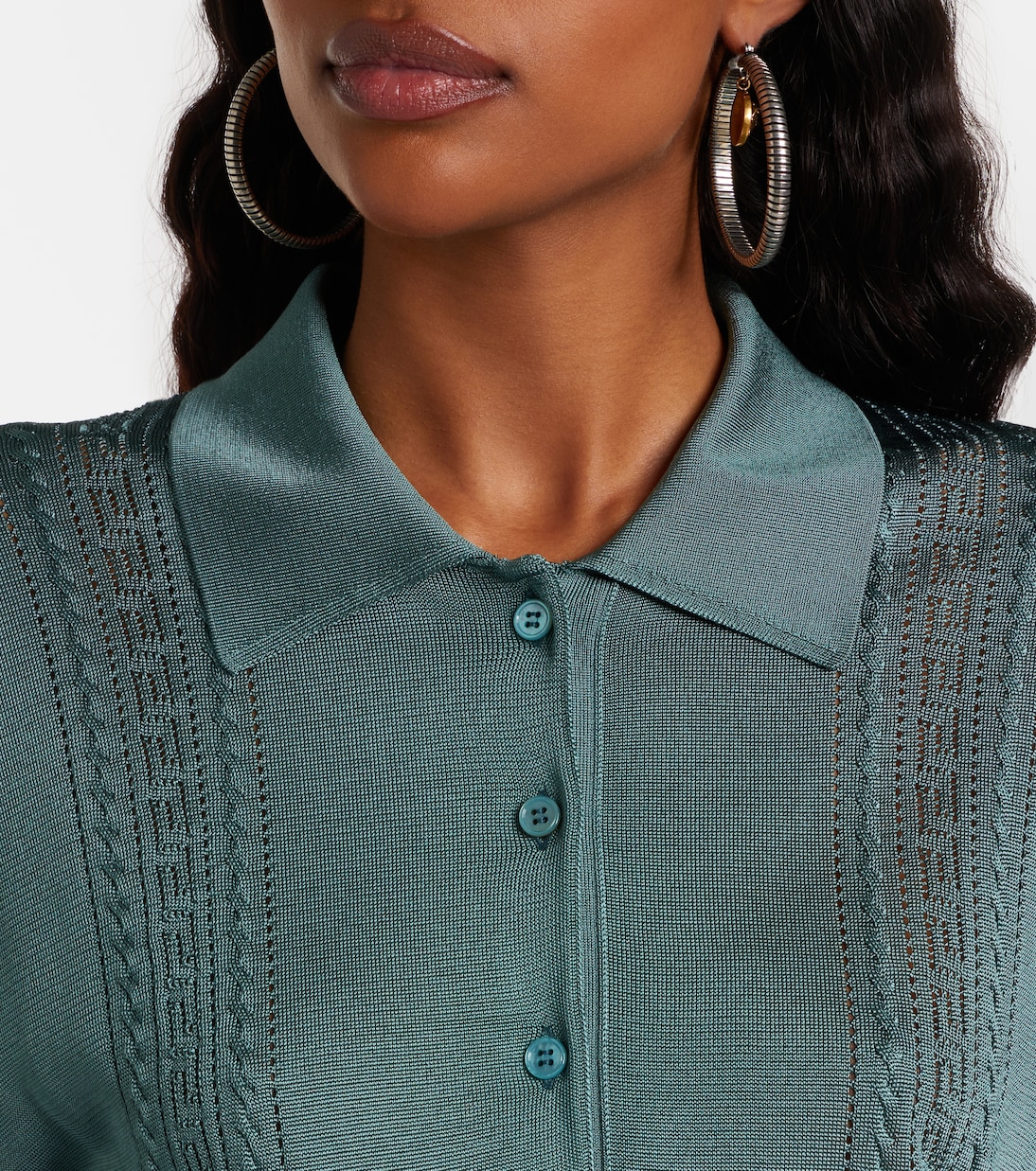 Metallic-effect minidress | Versace