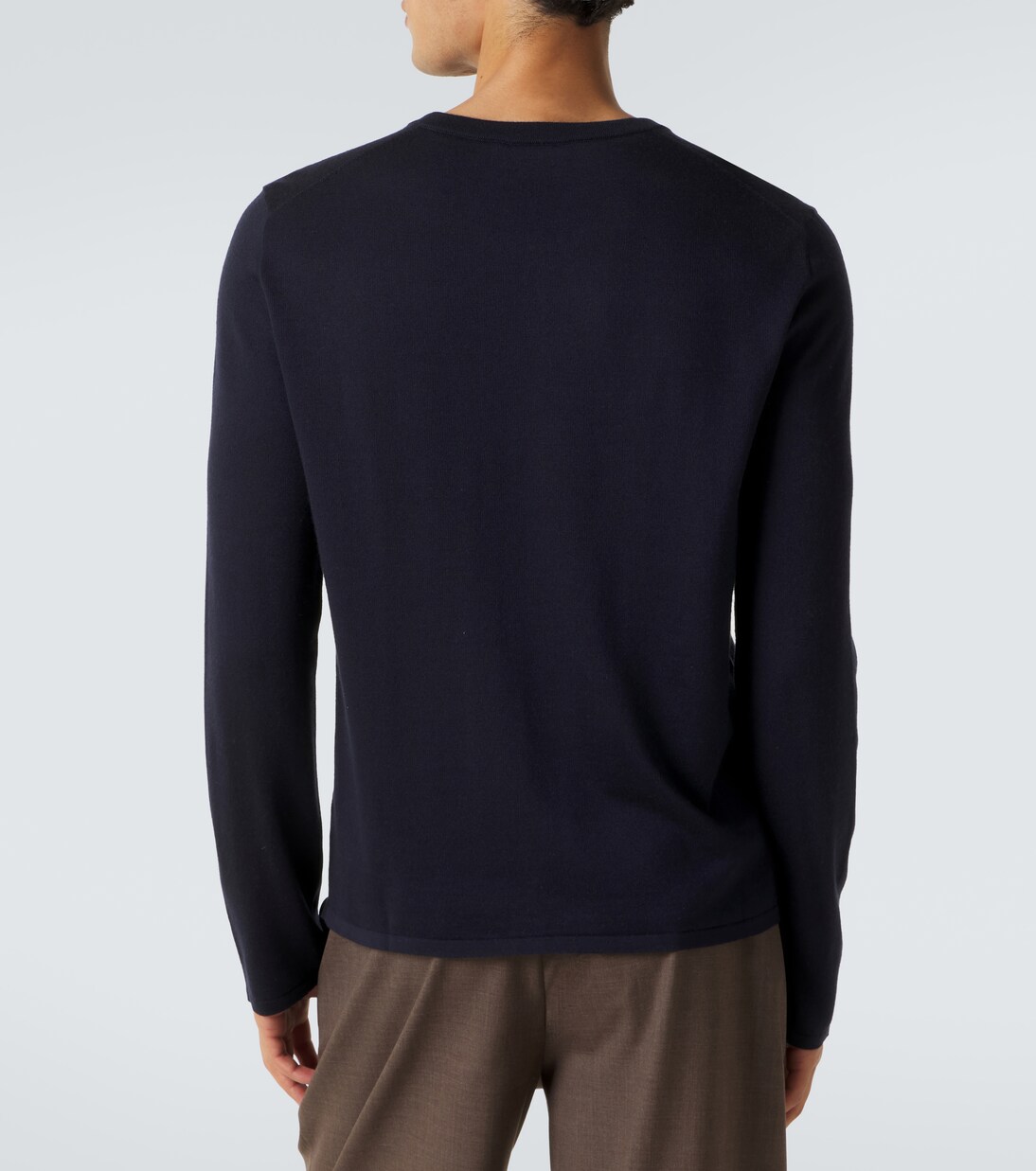 Ayan cashmere and silk Henley shirt | The Row