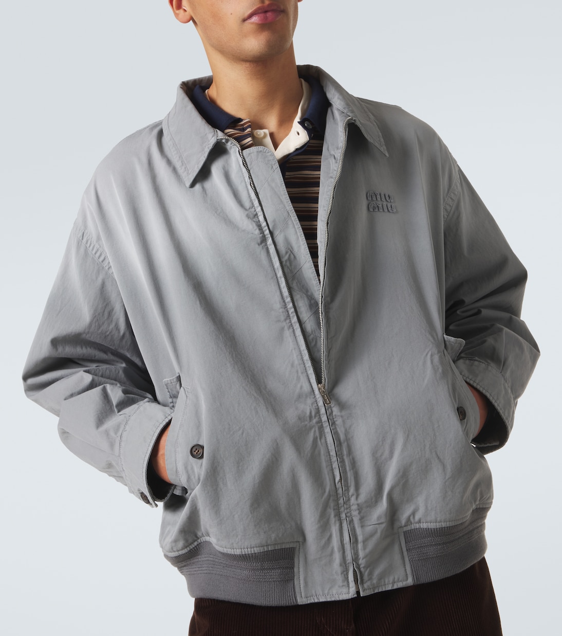 Blouson en coton | Miu Miu