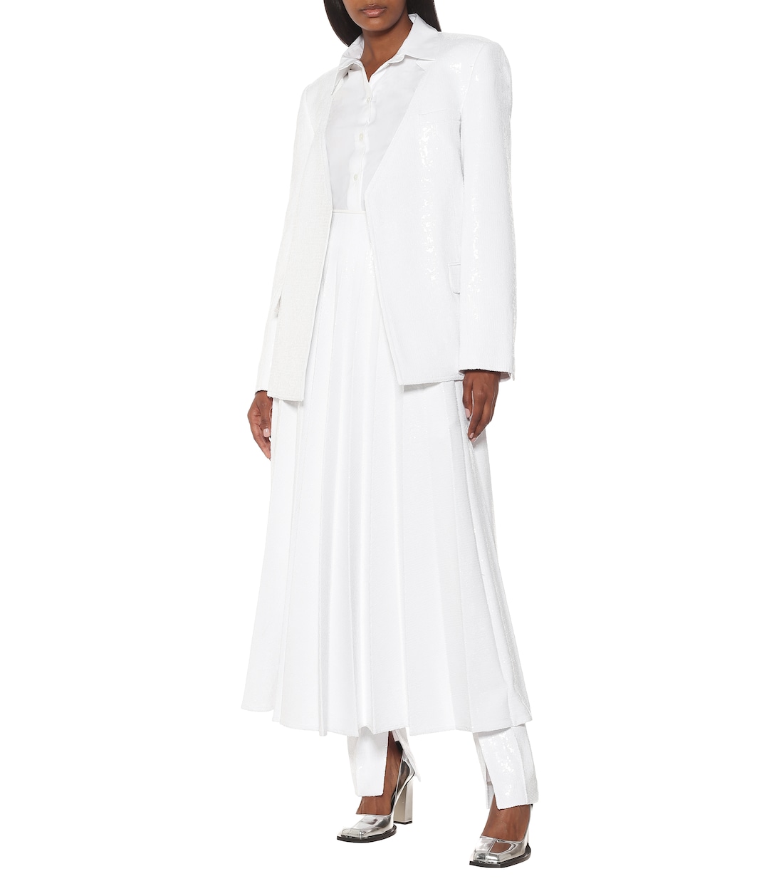 Verzierter Midirock mit Pailletten | Peter Do