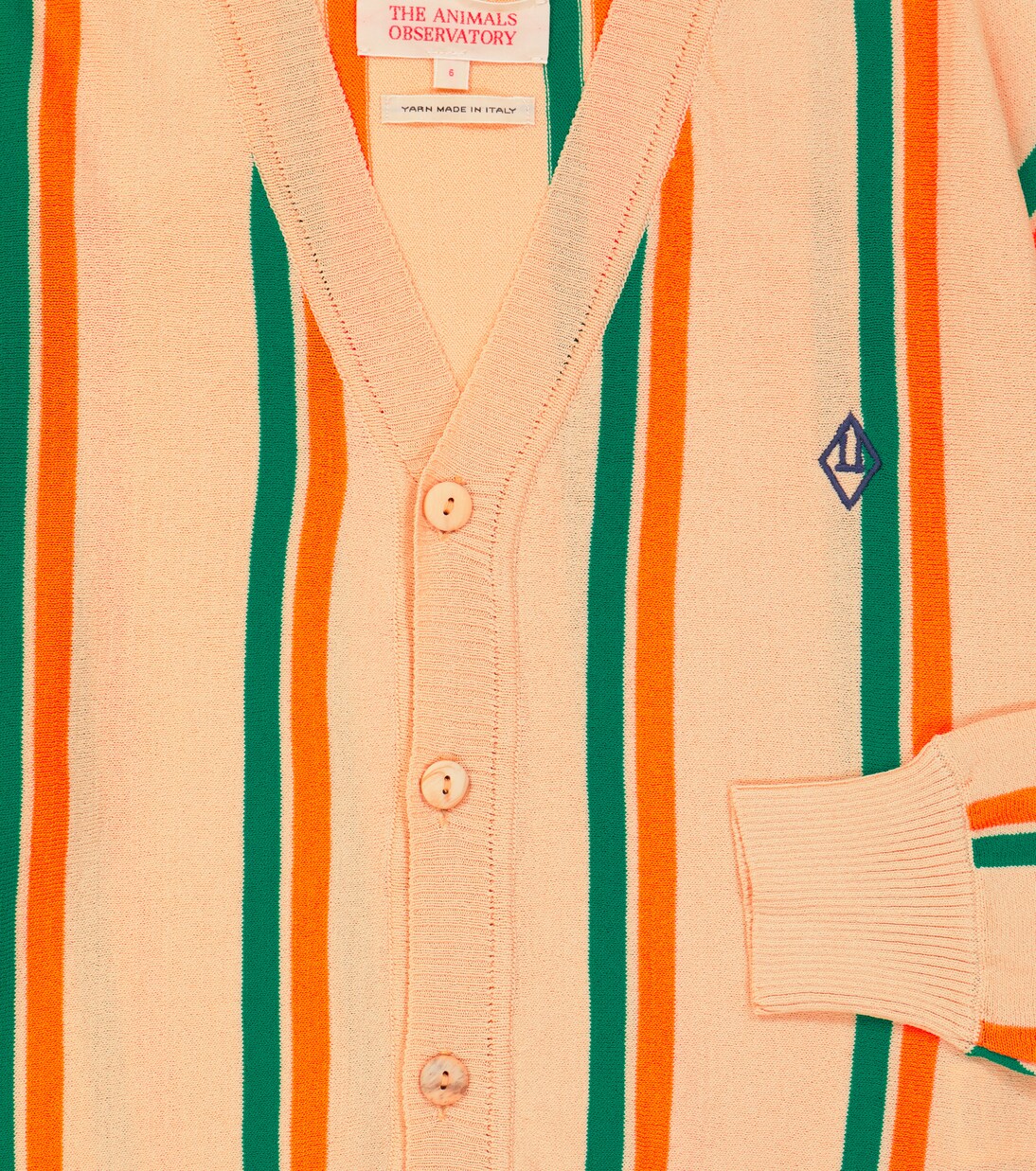 Racoon striped cardigan | The Animals Observatory