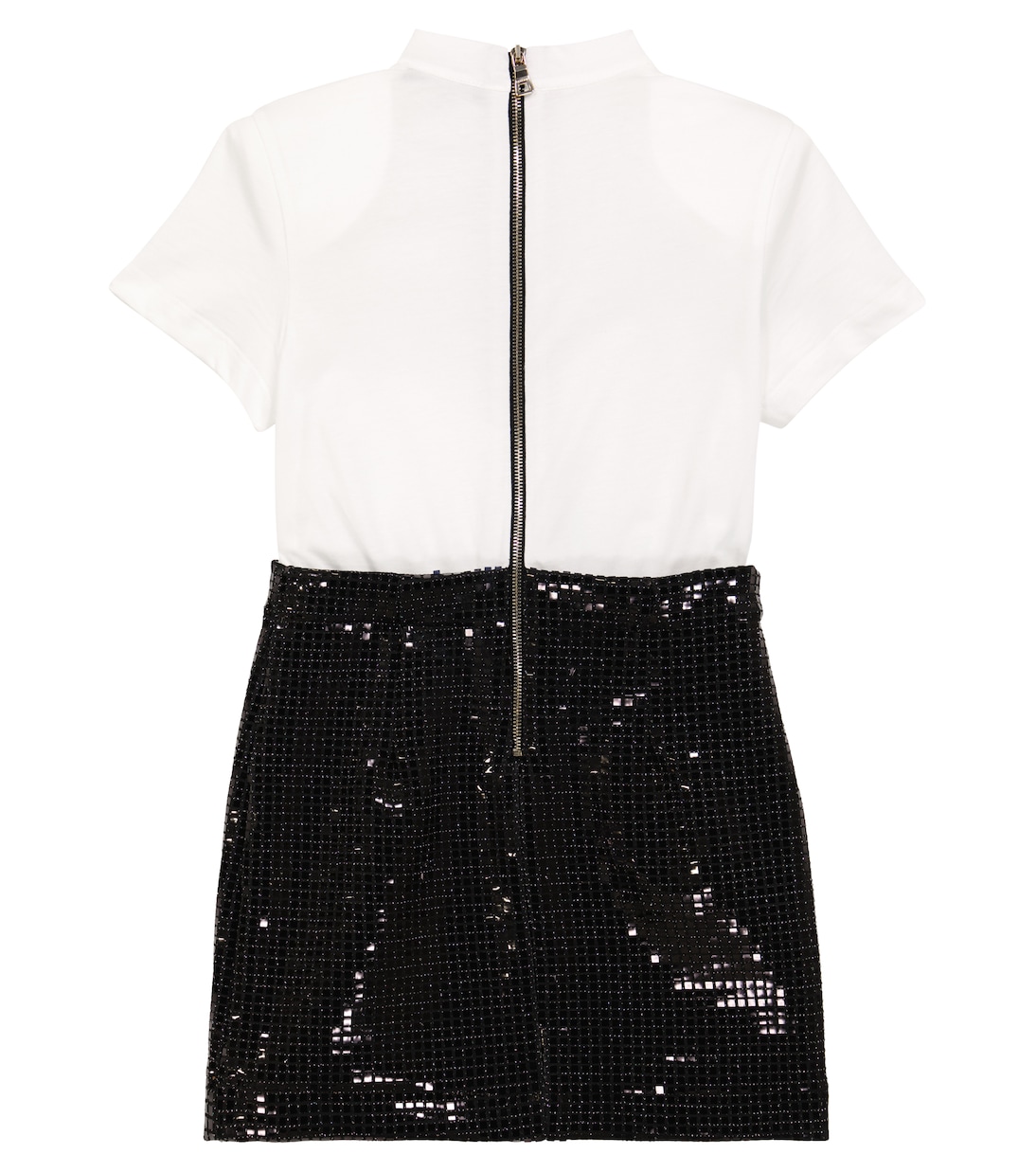 Robe t-shirt en coton à ornements | Balmain Kids