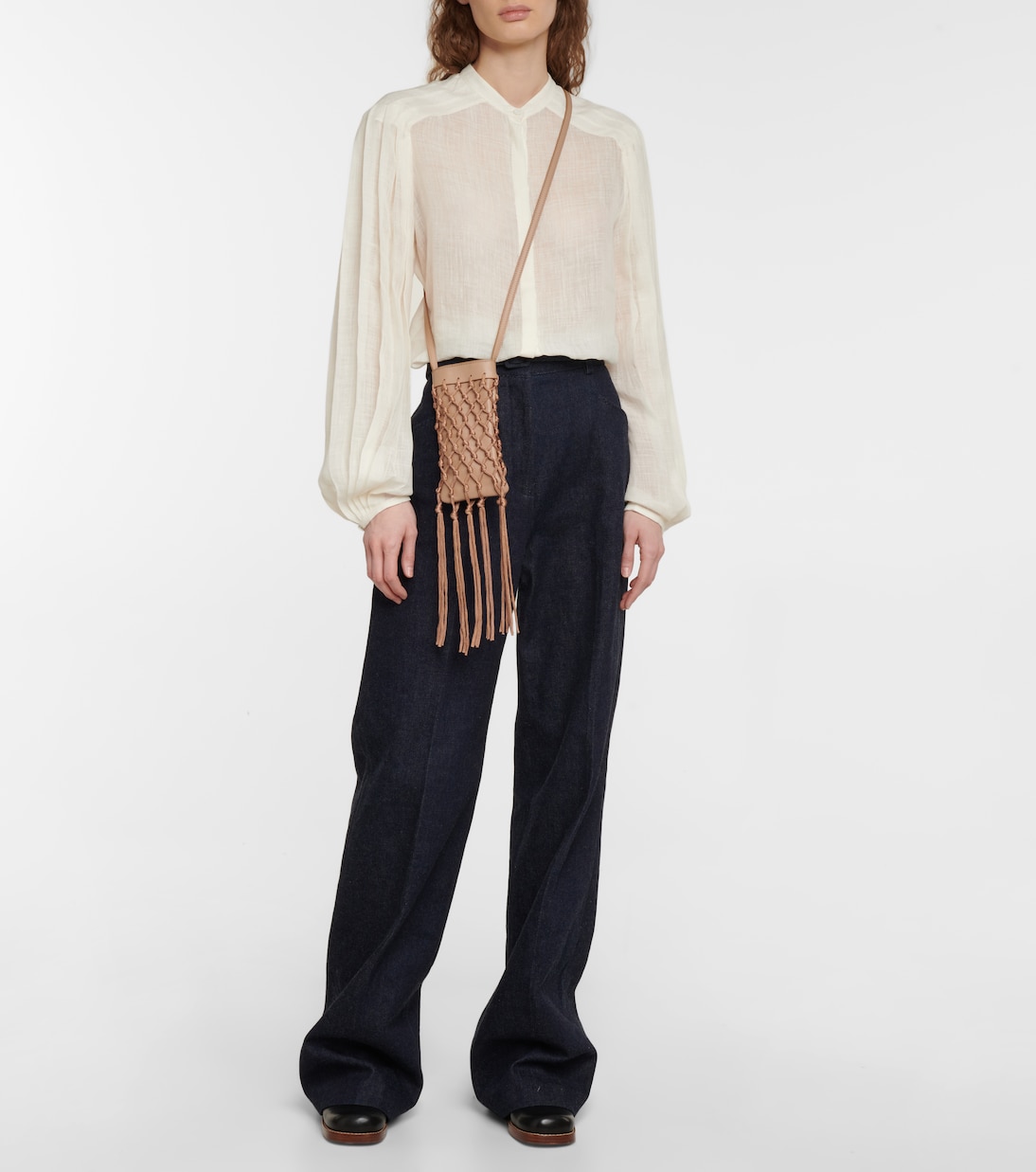 Bluse Anni aus Leinen und Seide | Gabriela Hearst