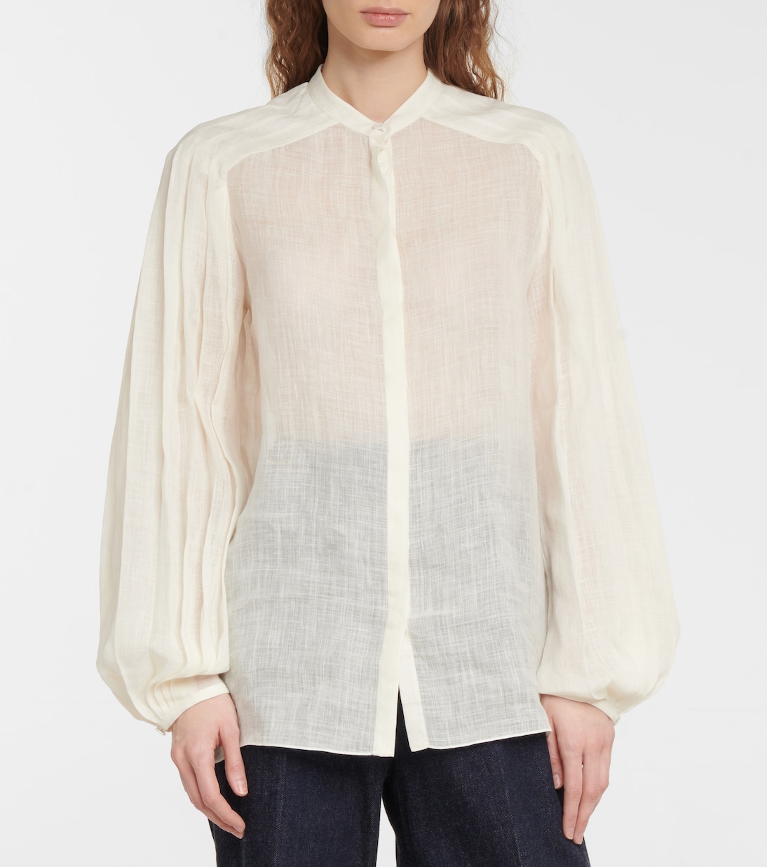 Bluse Anni aus Leinen und Seide | Gabriela Hearst