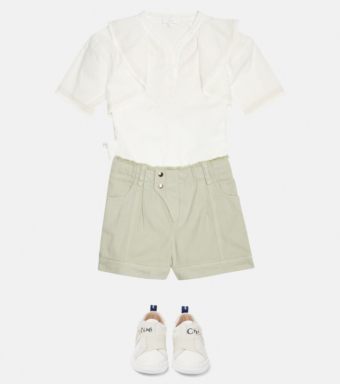 Cotton shorts | Chloé Kids