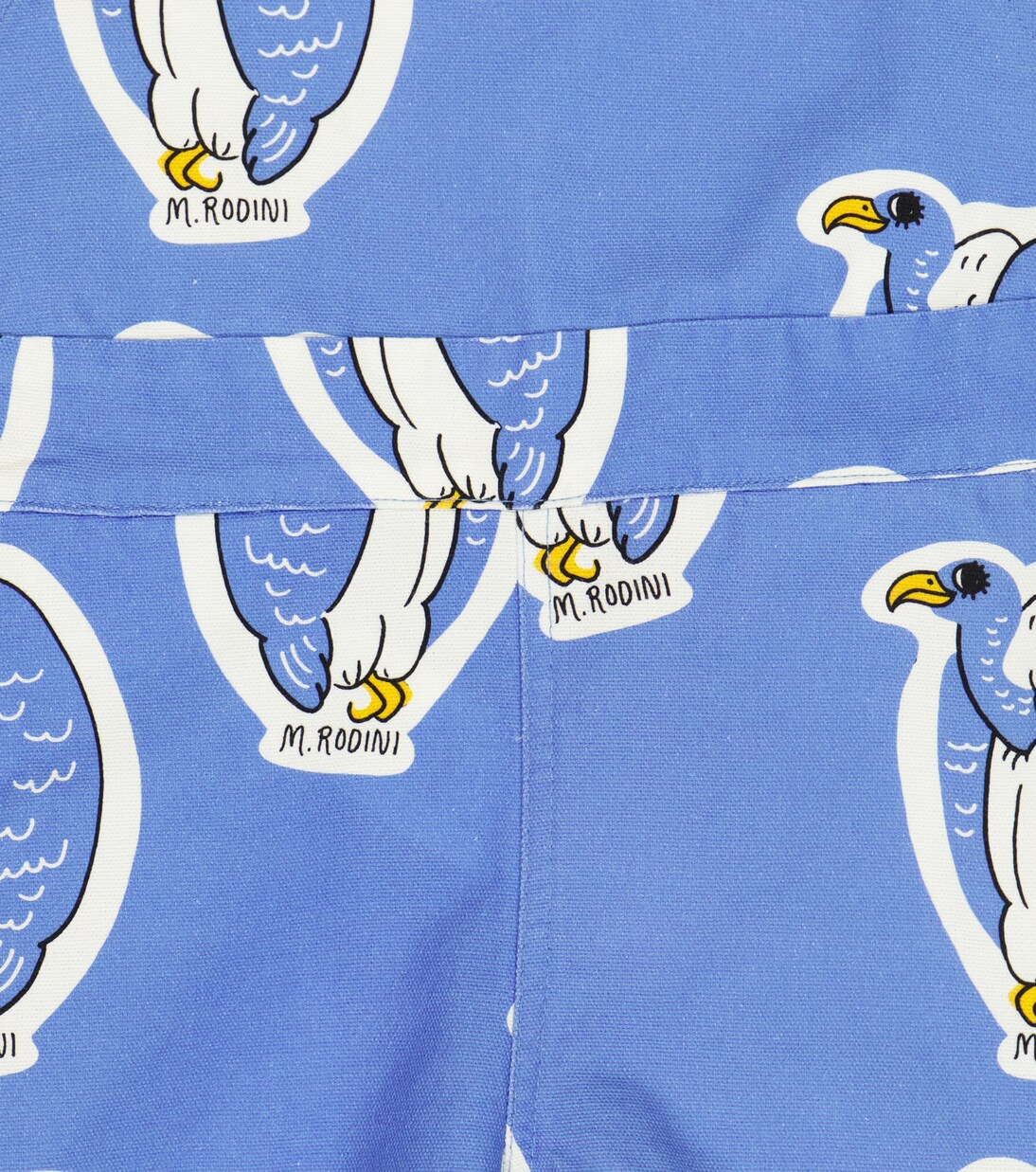 Printed cotton overalls | Mini Rodini