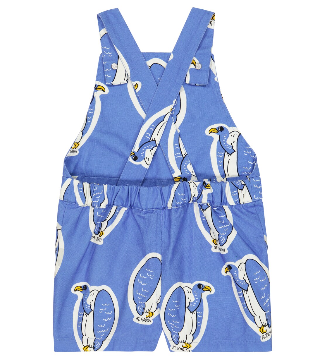 Printed cotton overalls | Mini Rodini