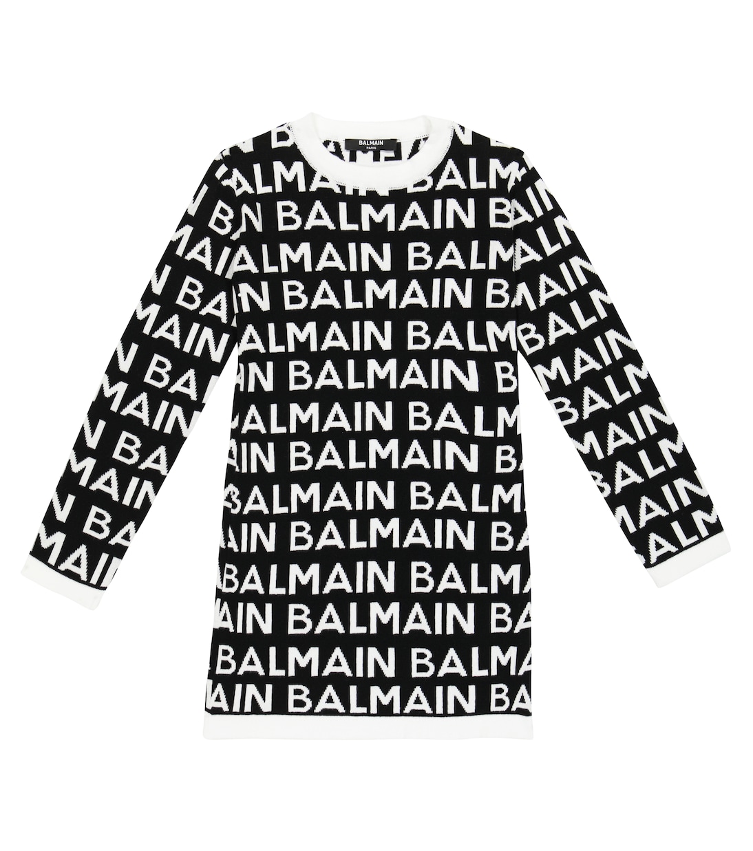 Robe en coton à logo | Balmain Kids