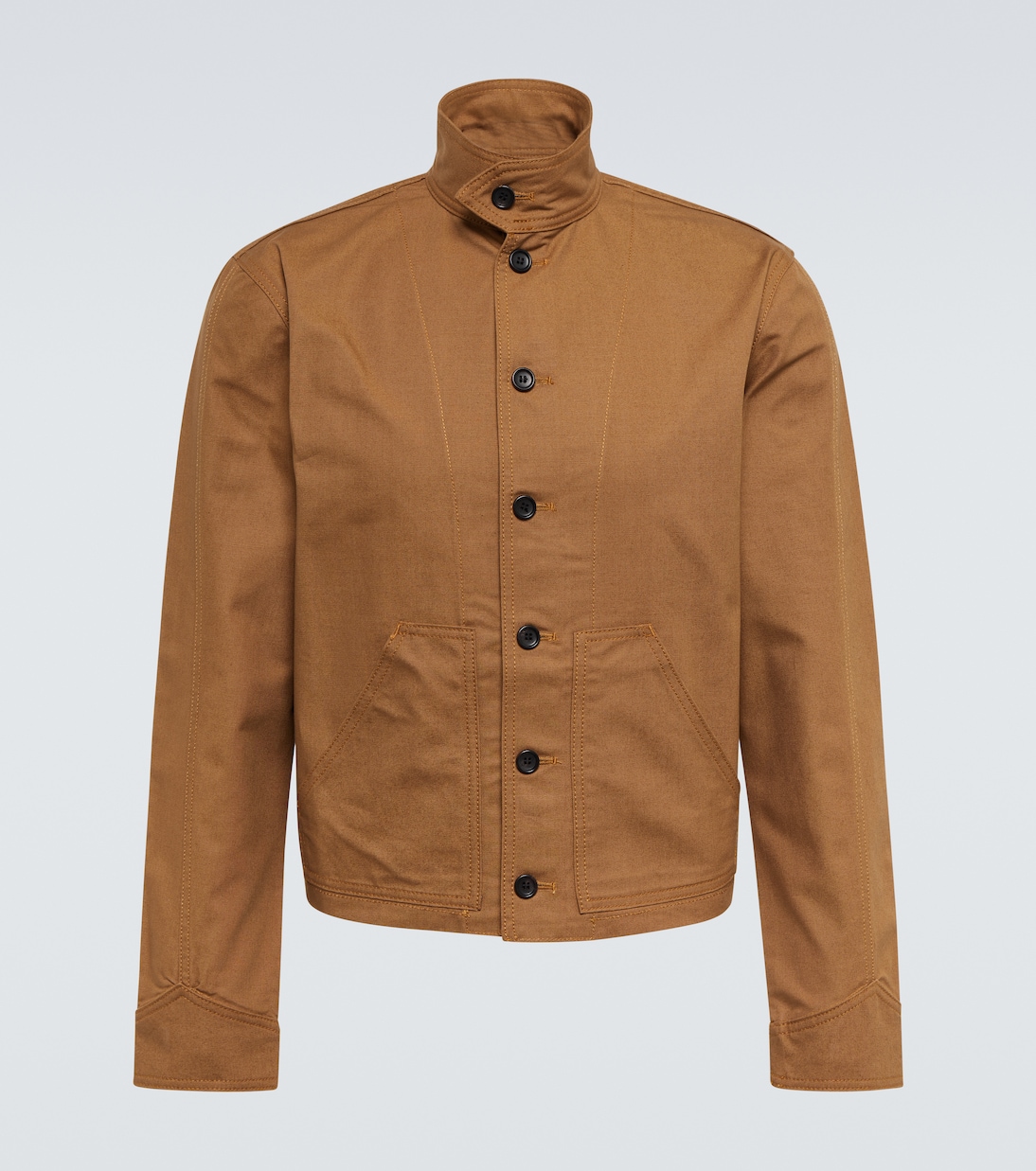 Cotton canvas blouson jacket | Winnie New York