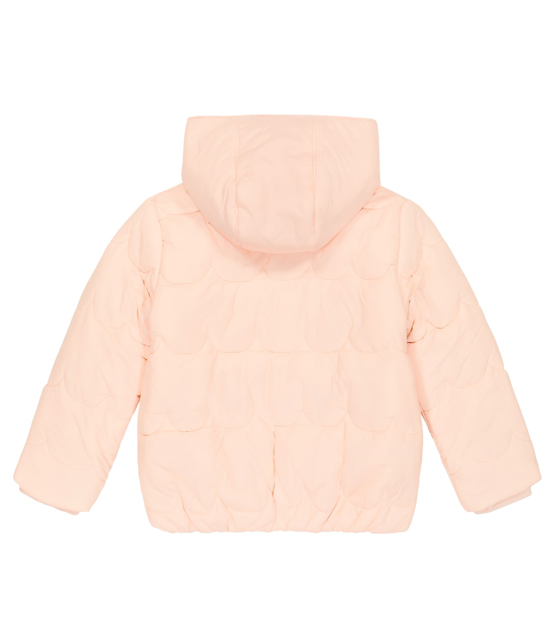 Scalloped puffer jacket | Chloé Kids