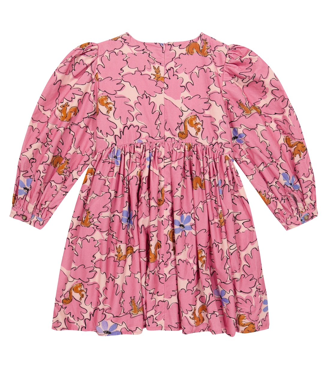 Robe Radar Squirrel imprimée en coton | Morley