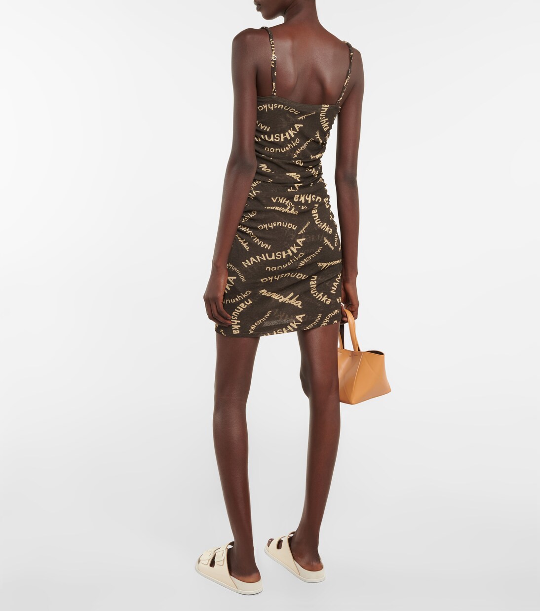 Robe Adie à logo | Nanushka