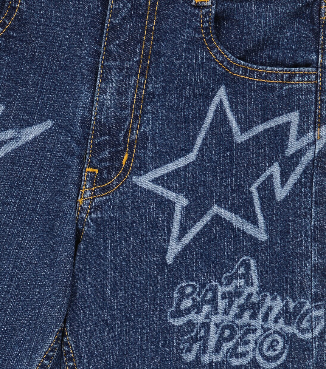 Printed jeans | BAPE Kids