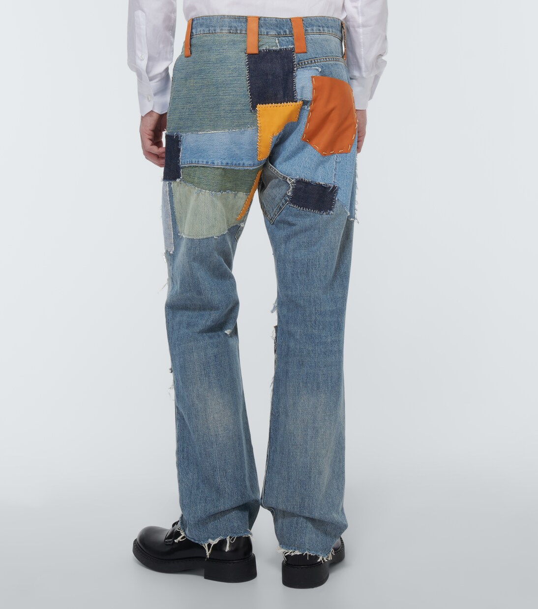Patchwork straight jeans | Dolce&Gabbana