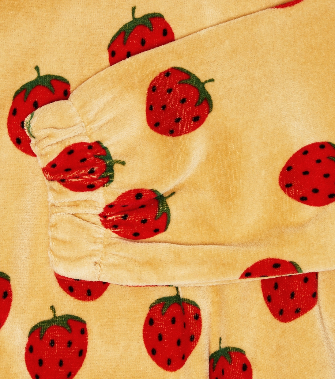 Printed cotton velvet sweatshirt | Mini Rodini