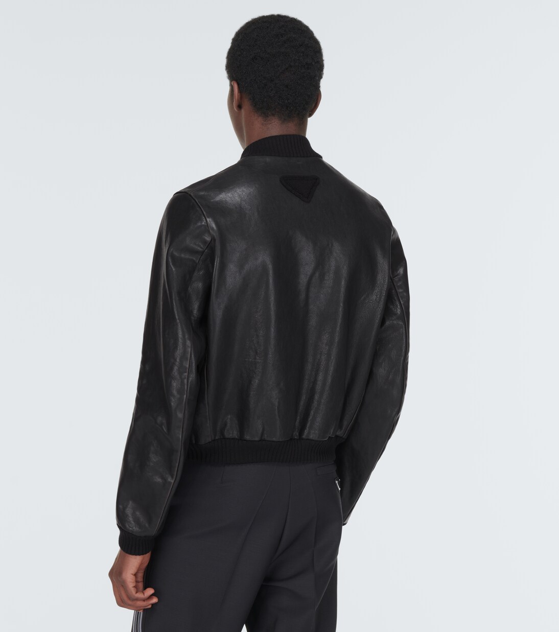 Bomber leather jacket | Prada