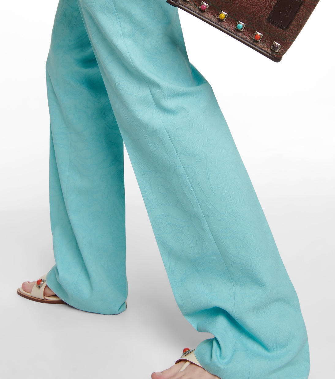 Pantalones rectos de tiro alto | Etro