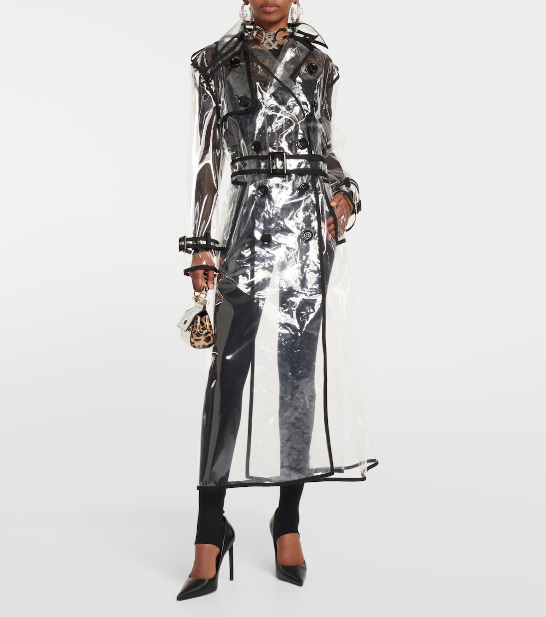 x Kim gabardina de PVC transparente | Dolce&Gabbana
