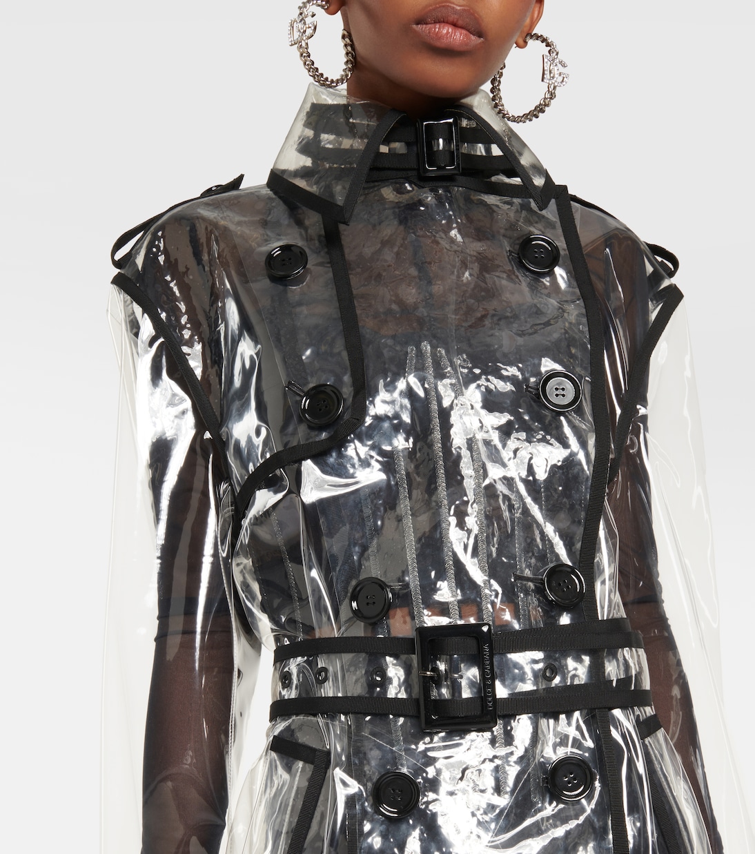 x Kim gabardina de PVC transparente | Dolce&Gabbana