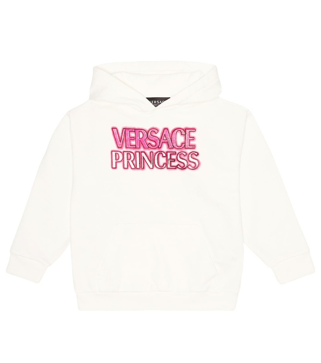 Sweat-shirt à capuche imprimé à logo | Versace Kids