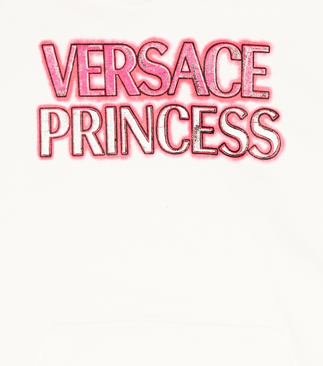 Sweat-shirt à capuche imprimé à logo | Versace Kids