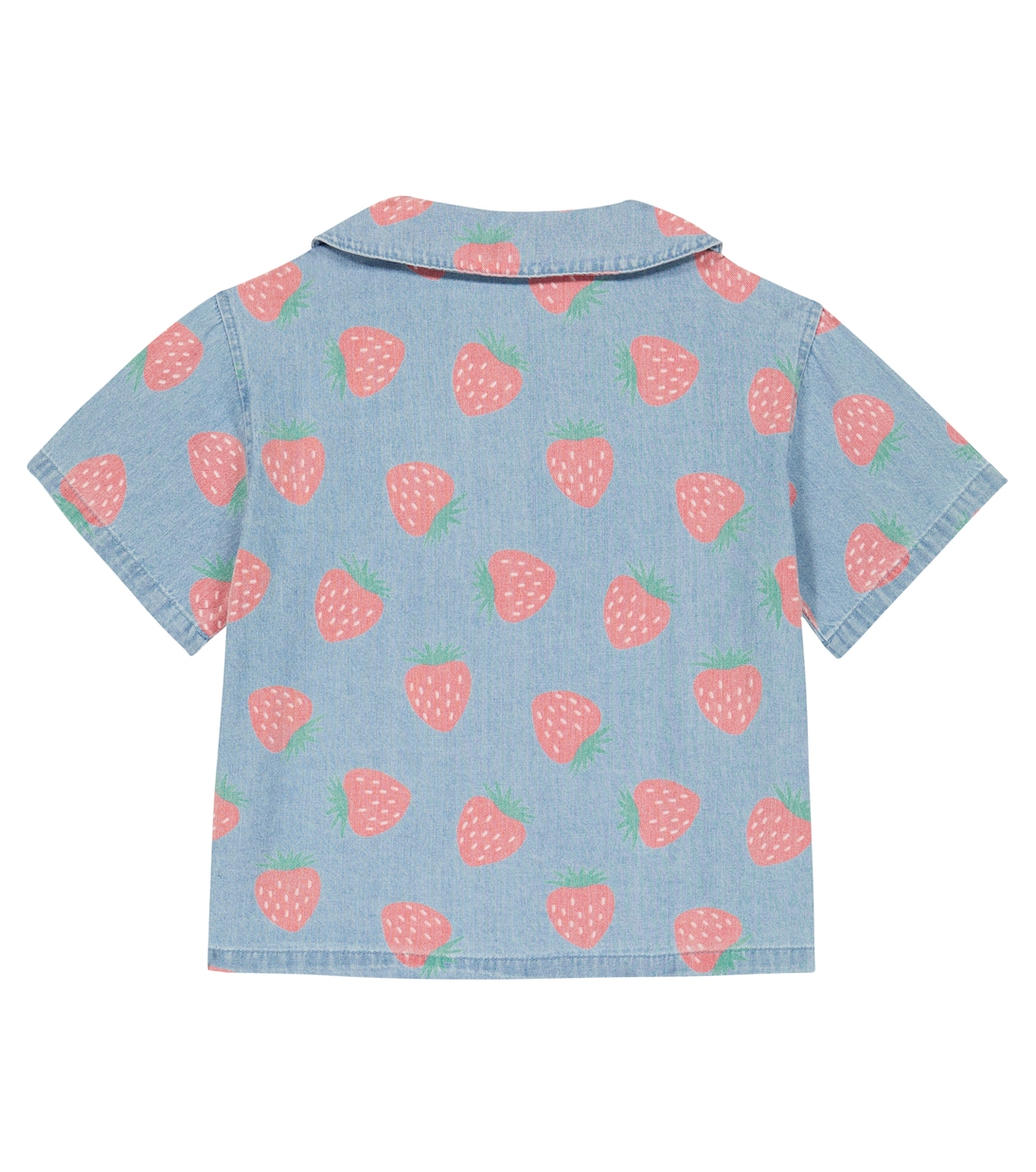 Printed denim shirt | Jellymallow