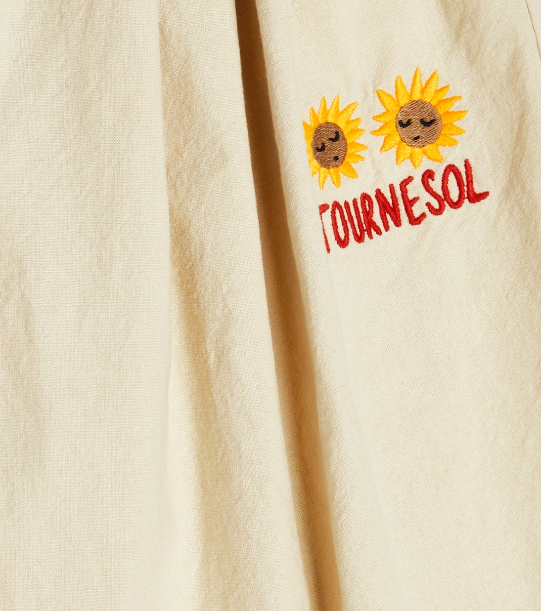 Bestickte Hose Tournesol aus Baumwolle | Jellymallow