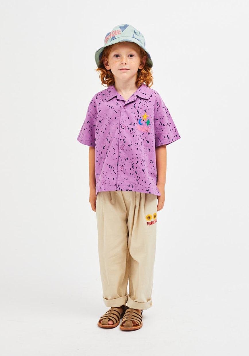 Bestickte Hose Tournesol aus Baumwolle | Jellymallow