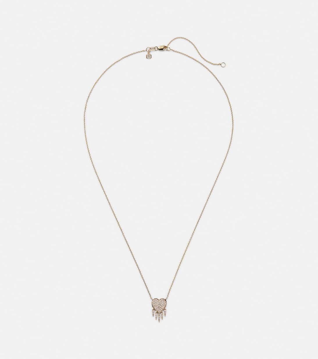 14kt gold necklace with diamonds | Sydney Evan