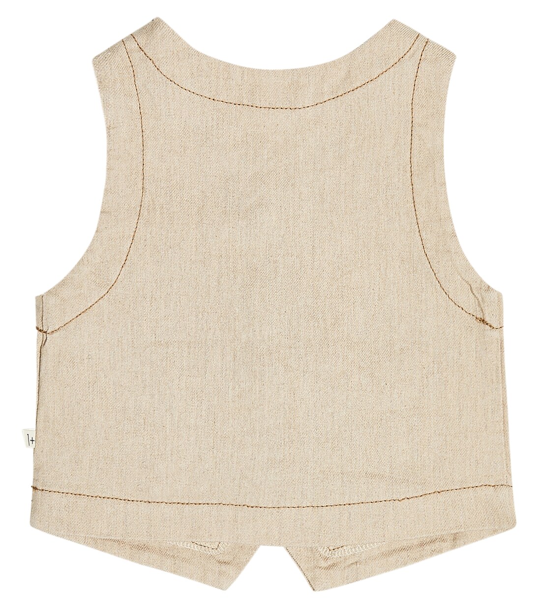 Baby Dario linen and cotton-blend vest | 1 + in the Family