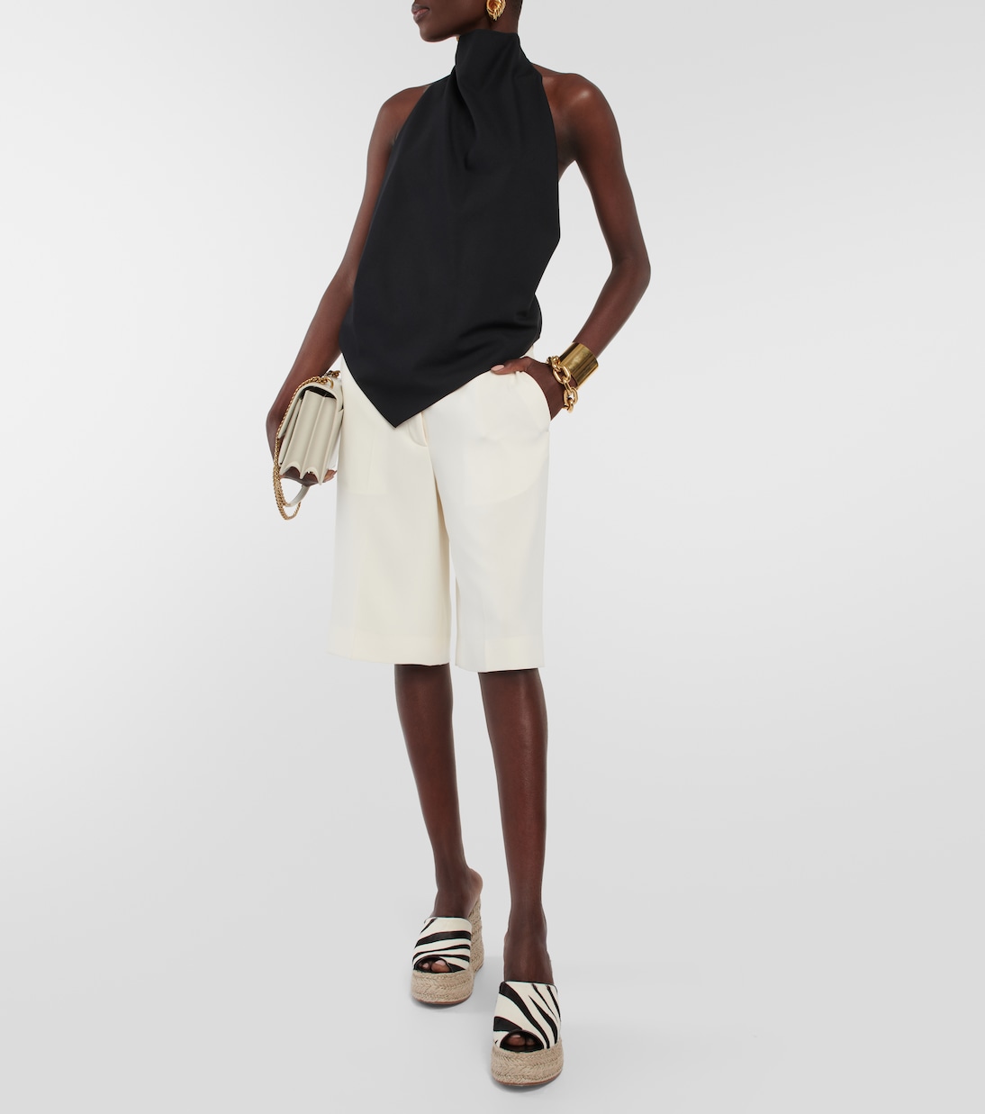 Wedge-Pantoletten Ariella aus Kalbshaar | Christian Louboutin