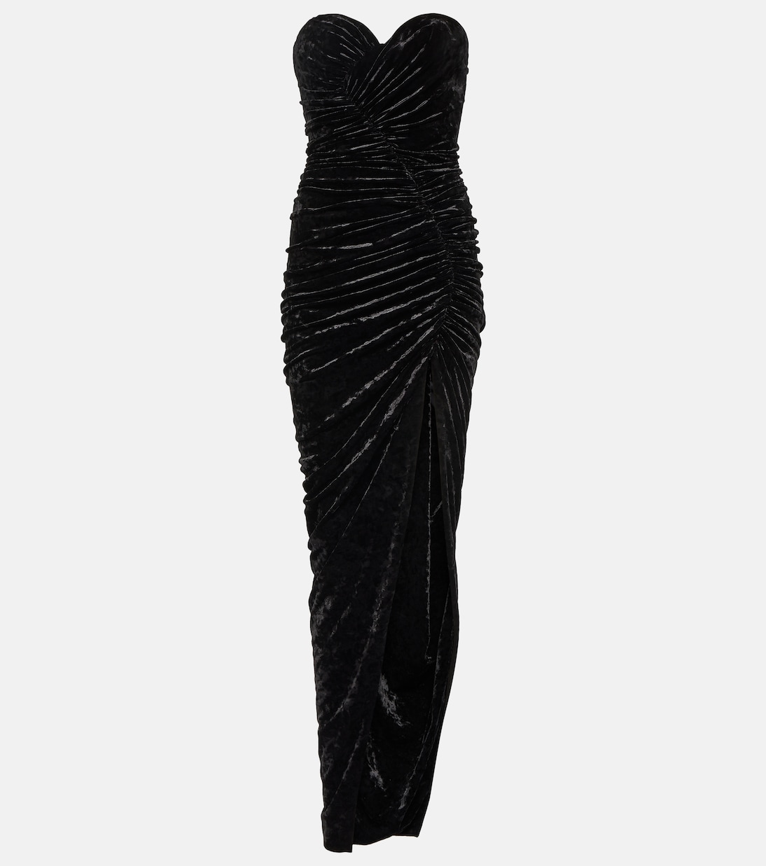 Robe longue en velours | Alexandre Vauthier