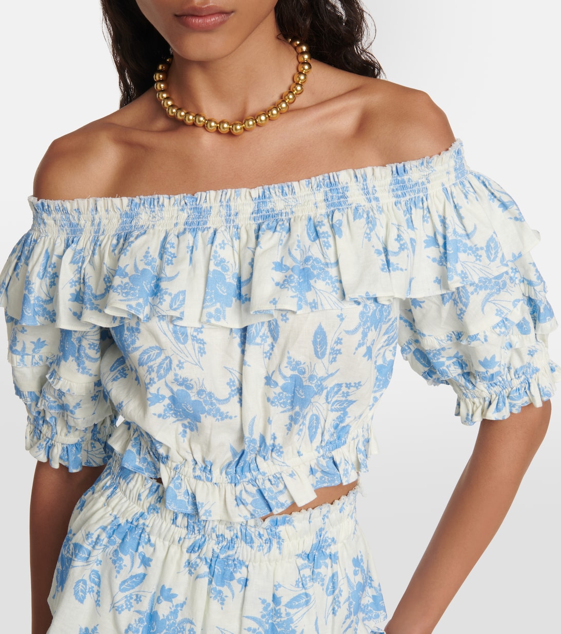 Cropped-Top Audrille | LoveShackFancy