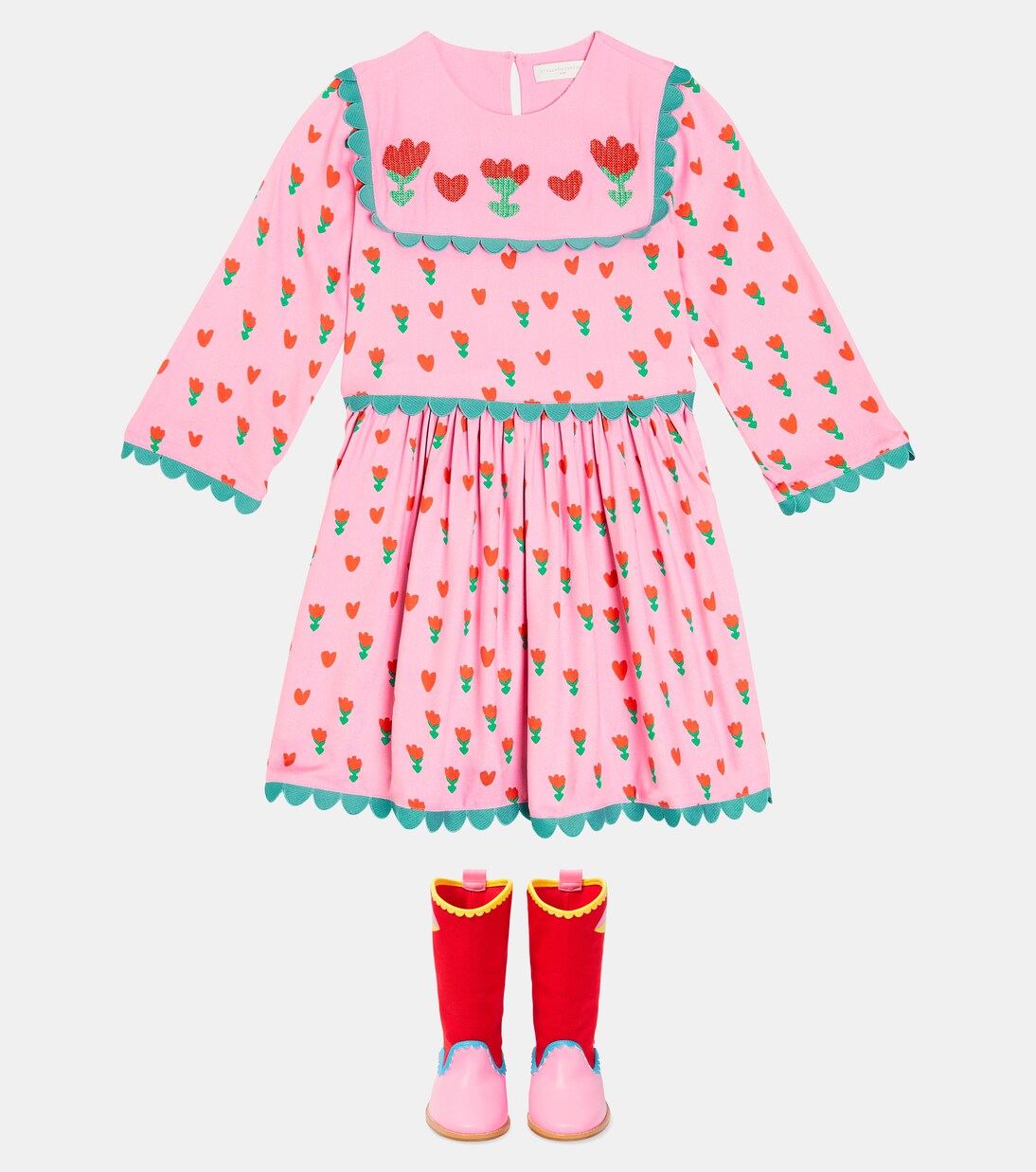 Floral jersey dress | Stella McCartney Kids