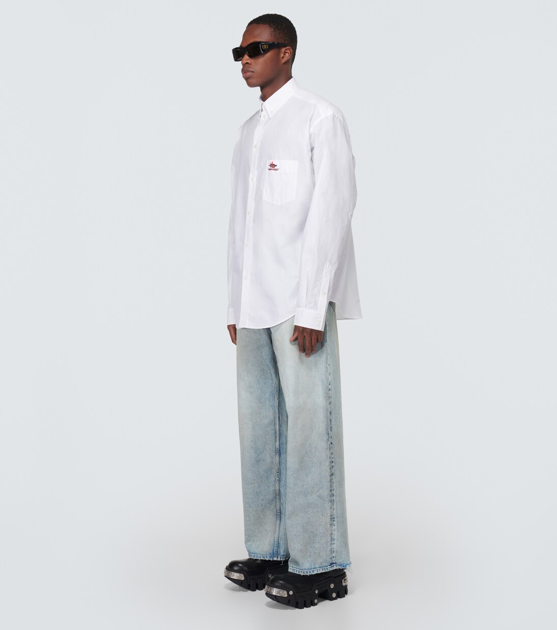 Bulldozer leather lace-up boots | Balenciaga