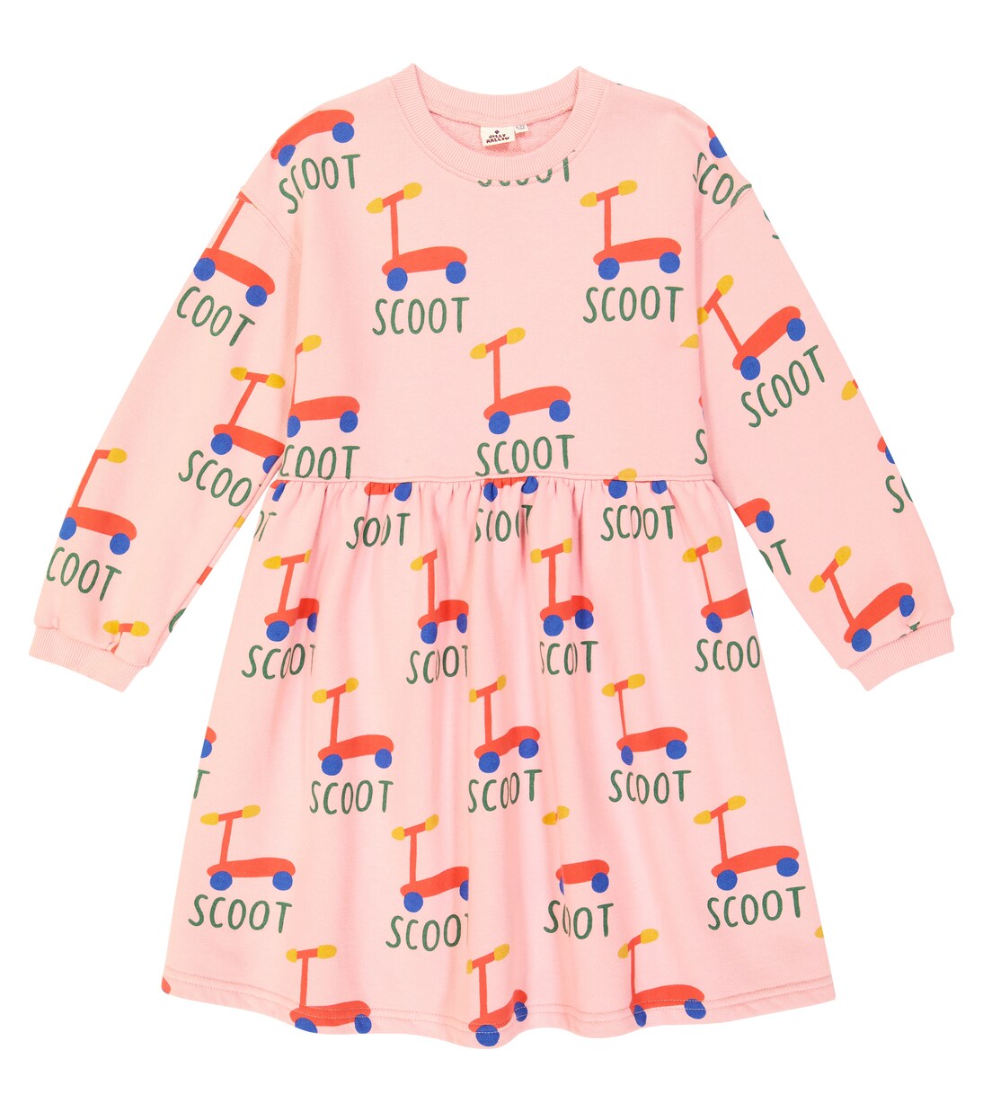 Printed cotton jersey dress | Jellymallow