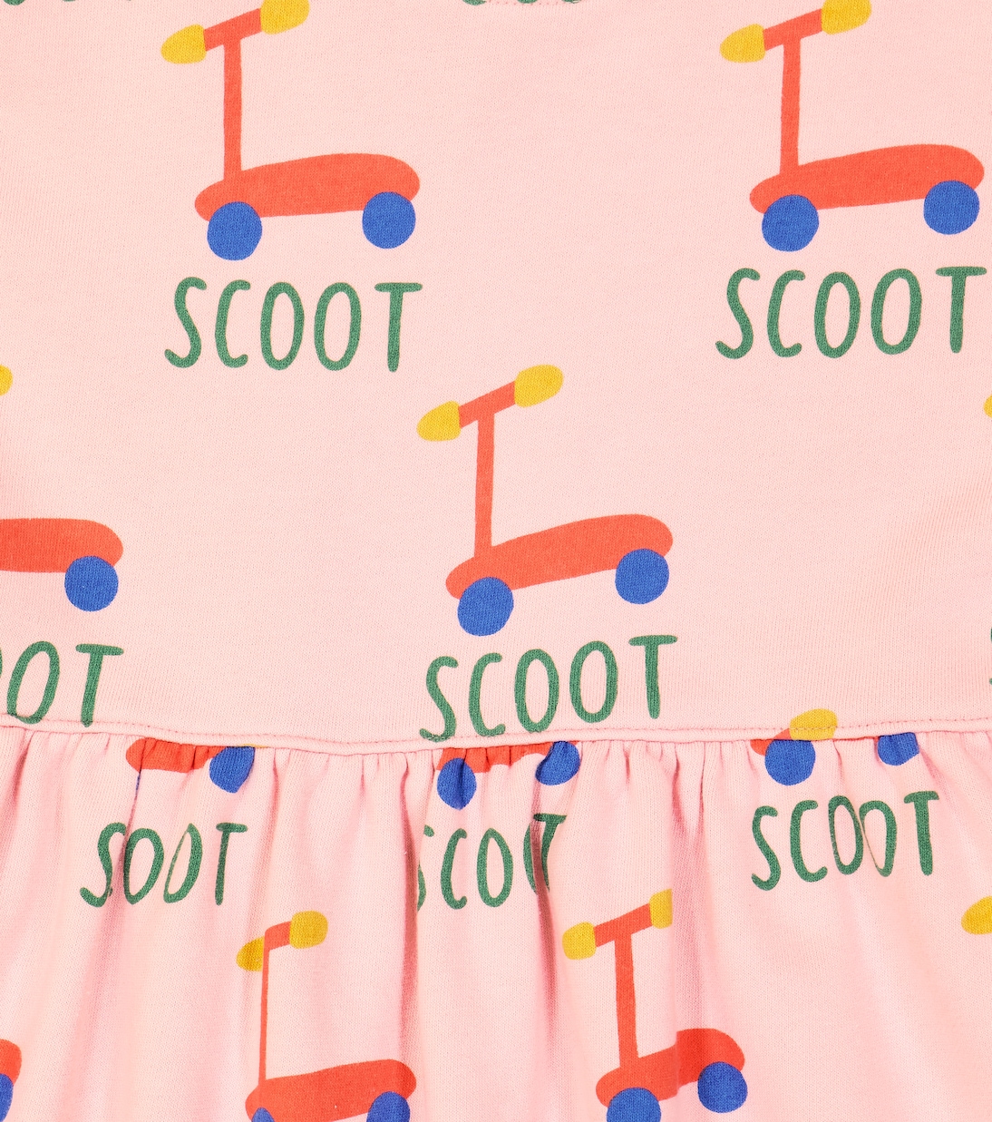 Printed cotton jersey dress | Jellymallow