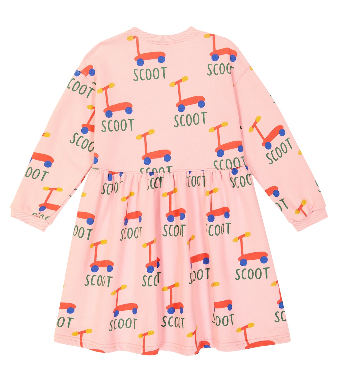 Printed cotton jersey dress | Jellymallow