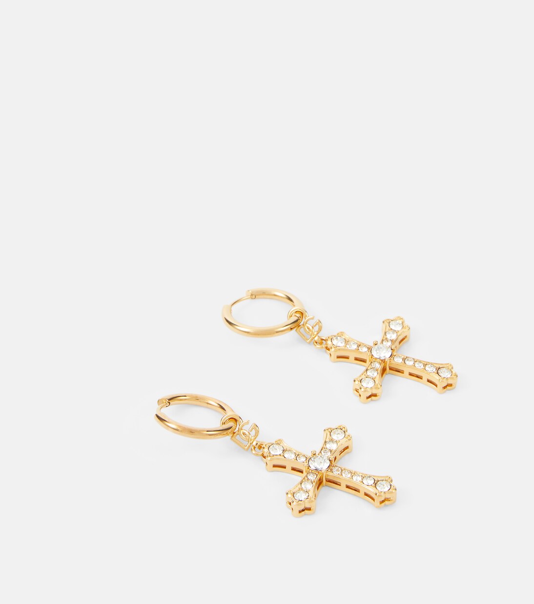 Crystal-embellished drop earrings | Dolce&Gabbana