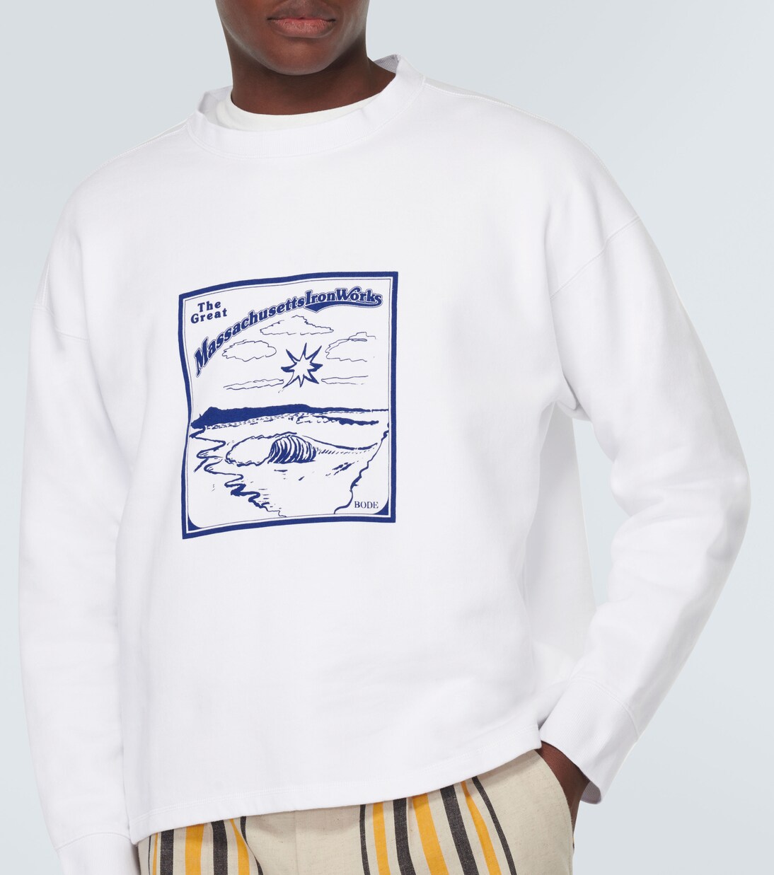 Sweatshirt Ironworks aus Baumwolle | Bode