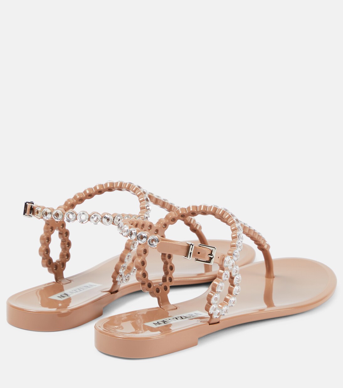 Almost Bare embellished PVC sandals | Aquazzura